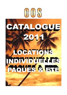 catalogue locations. indiv 2011