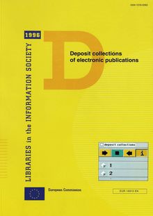 Deposit collections of electronic publications