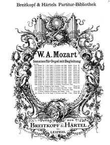 Partition complète, église Sonata, Church Sonata No.7Church Sonata No.15 par Wolfgang Amadeus Mozart