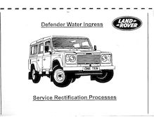 Defender Water Ingress