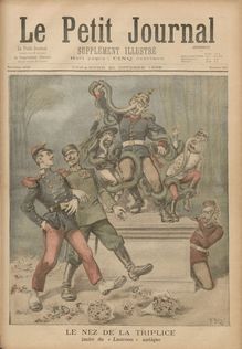 LE PETIT JOURNAL SUPPLEMENT ILLUSTRE  N° 310 du 25 octobre 1896