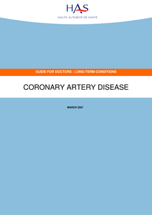 ALD n°13 - Maladie coronarienne - ALD n° 13 - Guide for doctors - long-term conditions : Coronary artery disease