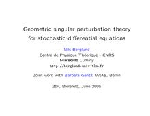 Geometric singular perturbation theory