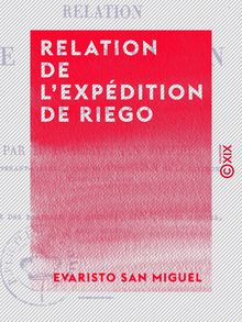 Relation de l expédition de Riego