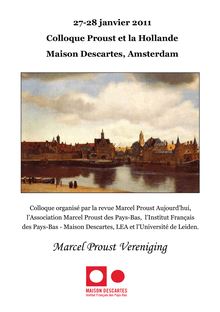 programme - Marcel Proust Vereniging