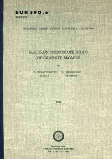 ELECTRON MICROSCOPE STUDY OF GRAPHITE BROMIDE