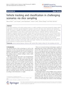Vehicle tracking and classification in challenging scenarios via slice sampling