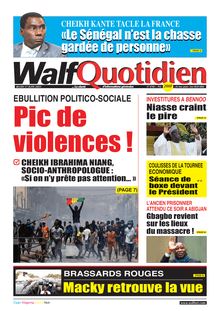 Walf Quotidien n°8768 - du jeudi 17 juin 2021