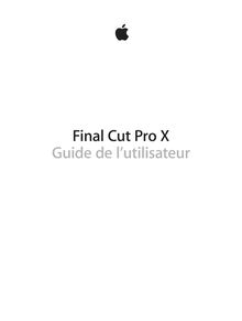 Final Cut Pro X Guide de l’utilisateur