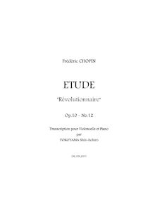 Partition de piano, Etudes Op.10, Chopin, Frédéric par Frédéric Chopin