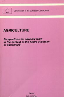 Perspectives for advisory work in the context of the future evolution of agriculture