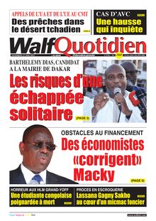 Walf Quotidien n°8746 - du vendredi 21 mai 2021