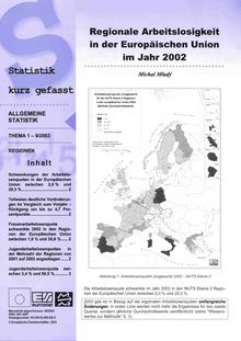 Regionale Arbeitslosigkeit in der Europäischen Union im Jahr 2002