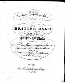 Partition Volume 3, Traité de haute composition musicale I et II