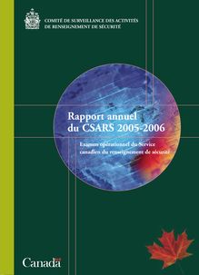 Rapport annuel du CSARS 2005-2006