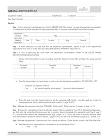 PRM-F102 New Internal Audit Checklist