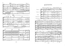 Partition complète, corde quintette No.1, Струнный квинтет № 1, G major