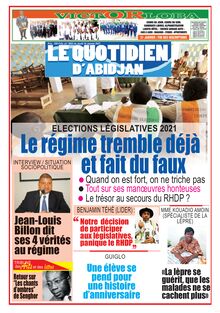 Le Quotidien d’Abidjan n°3003- du jeudi 14  janvier 2021