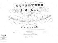 Partition complète, Overture No.2 en C major, C major, Fesca, Friedrich Ernst