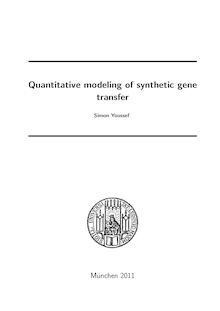 Quantitative modeling of synthetic gene transfer [Elektronische Ressource] / Simon Youssef. Betreuer: Joachim Rädler