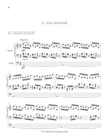 Partition , Pièce terminale, Petite méthode d’orgue, Tournemire, Charles par Charles Tournemire