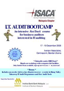 IT Audit Bootcamp 2008-IBBM V1