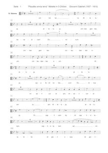 Partition Ch.3 - ténor [C3 clef], Sacrae symphoniae, Gabrieli, Giovanni