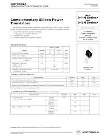 1Motorola Bipolar Power Transistor Device Data