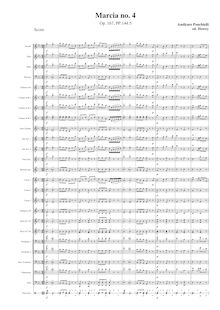 Partition complète (moderne orchestration), Marcia No.4, Op.167