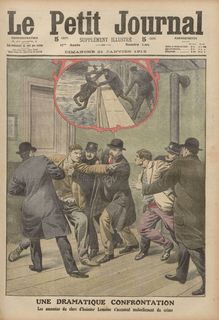 LE PETIT JOURNAL SUPPLEMENT ILLUSTRE  N° 1105 du 21 janvier 1912