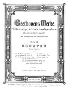 Partition complète, Piano Sonata No.30, E major, Beethoven, Ludwig van par Ludwig van Beethoven