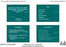 2ème cycle MIC Néphrologie Urologie ECN n°93 Année Universitaire