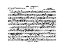 Partition clarinette 2/3 (B♭), Graf Zeppelin, The Conqueror, Teike, Carl