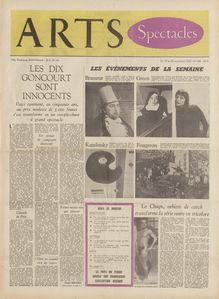 ARTS N° 438 du 19 novembre 1953