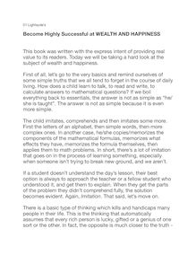 Become Highly Successful at WEALTH AND HAPPINESS