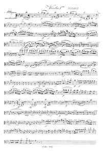 Partition viole de gambe 1, quintette pour flûte et cordes, Op.66