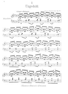 Partition complète, Frühling, Op.57, Moszkowski, Moritz