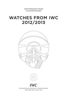 Catalogue IWC Watches 2012-2013