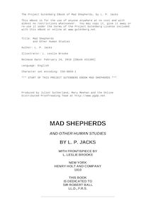 Mad Shepherds - and Other Human Studies