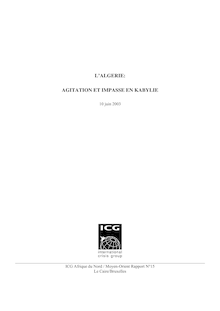 15: Algeria - Middle East Report, Nr. 15: Algeria - Unrest and ...