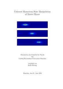 Coherent momentum state manipulation of matter waves [Elektronische Ressource] / vorgelegt von Sierk Pötting