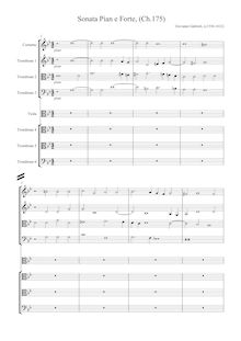 Score, Sonata Pian e Forte, Ch. 175, Gabrieli, Giovanni