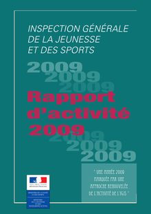 Rapport d activité 2009 de l Inspection générale de la jeunesse et des sports (IGJS)