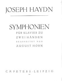 Partition complète, Symphony No.94 en G major “Paukenschlag”, Sinfonia No.94, “Surprise” par Joseph Haydn