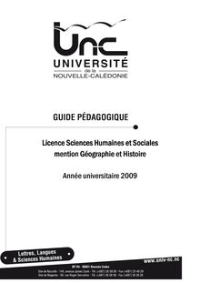 Licence Sciences Humaines et Sociales Licence Sciences Humaines et ...