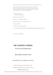 Sir Jasper Carew - His Life and Experience