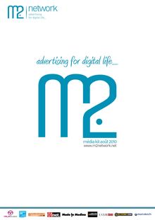 télécharger notre Mediakit - M2 Network advertising for digital life