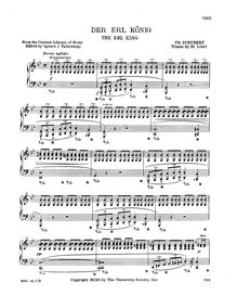 Partition , Erlkönig (S.558/4), 12 chansons von Franz Schubert, Liszt, Franz par Franz Liszt