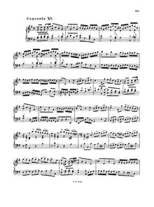 Partition , Concerto en G major, BWV 986, 16 Konzerte nach verschiedenen Meistem