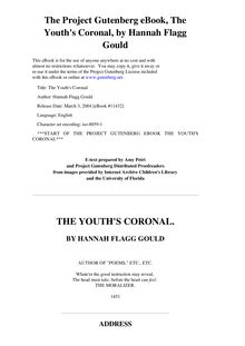 The Youth s Coronal